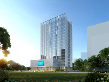 BG大游集团大厦，主体结顶！